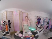 FuckPassVR - Melody rides you in cowgirl, her natural tits slapping, sweat trickling down her curves in VR 2/16