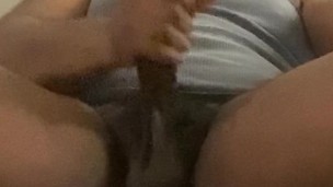 Jerking my BBC till i bust a huge load