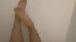 POV - You’re Watching Rosie’s Sock Tease and Lotion