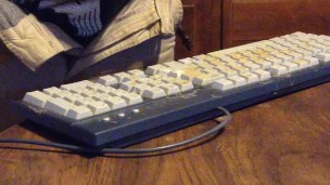 Been days since I last ejaculated - It felt so good to release my load on this keyboard