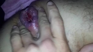 My hole after taking 2 dildos deep