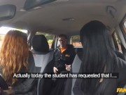 Fake Driving School - Examiner agrees to pass student after a rough sex threesome 2/16