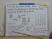 Find the maximun weight that cannot be measured.[JapanMath](job)