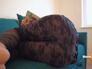 Innocent student after college reads a book, plays with pussy and cums 2/16