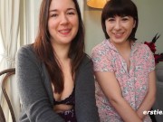 Ersties - Hot Lesbian Friends Have Hardcore Fun With Whipped Cream and a Sex Toy 13/16