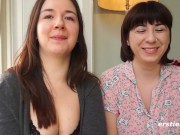 Ersties - Hot Lesbian Friends Have Hardcore Fun With Whipped Cream and a Sex Toy 15/16