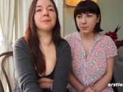 Ersties - Hot Lesbian Friends Have Hardcore Fun With Whipped Cream and a Sex Toy 4/16