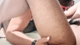 Ugly 20 year old girl inexperienced in sucking cock but the mature 70 year old woman teaches her