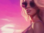 Perfect tits Latina is woken up to be thrusted a big fat cock all over