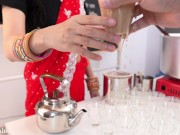 Saanvi Bahl ,Indian Desi Girl who love to Sex with her Tea Customer ( Hindi Audio ) 1/16