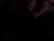 🤤 She polished my Cock Head in the Dark