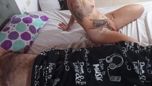 My hot wife masturbates and makes video