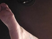 Goth dommy mommy ignores you under her feet