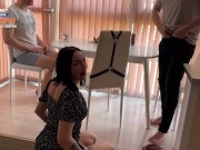 «Люблю ебать жен друзей» - жесткий тройничек во всё дырочки, разъебали анал по очереди