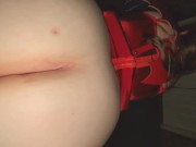 Riding His Cock Till I Cum and He Shoots His Cum On My Ass For Me: Halloween Sex