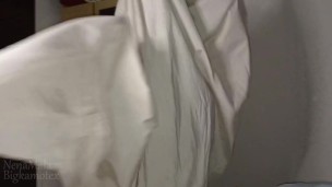 sexo en español. cuñada pierde apuesta. tiene que disfrazarse y comerme la verga