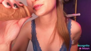 ASMR Blowjob Horny Girlfriend Lovingly Sucks Your Cock