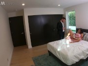 Stepbrother Convinces Slutty Stepsister To Ride His Cock 5/16