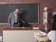 Slutty Asian Student Plays With Her Pussy In Detention To Become The Teacher's Pet 6/16