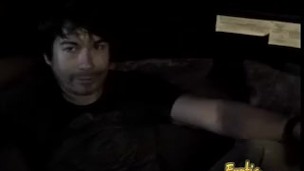 Horny brunette slut Mistress Gemini has some fun with raunchy studs