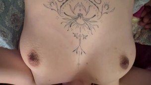 I convinced her to keep gagging and she said thank you daddy. Full vid on OF