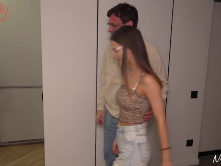 Family Friend's Stepmom and Stepdaughter Baby Doll Help Stepson with Ass Tantaly • Nick Morris