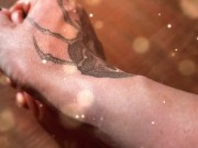 Sexy oil massage after toe painting 11/16