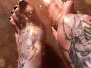 Sexy oil massage after toe painting 15/16