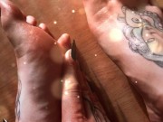 Sexy oil massage after toe painting 16/16