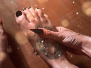 Sexy oil massage after toe painting 8/16