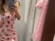 cute dress in the locker room