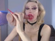 Залепи ебаные глаза. Соси, шлюха. Ты же этого хотела. Продолжай. Грязные разговоры. 7 мин на рус - Screenshot 4 of 16 - Sloppy Blowjob