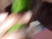 I fucked myself with cucumber till I forgot my name(onlyfans @sweetoliva)