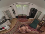 FuckPassVR - Stacy Cruz, brunette bombshell, flirts on Rozvadov streets, leading to a steamy 8K VR hardcore fucking invite 5/16