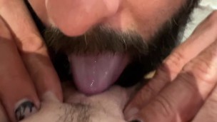 18 year old boy shaves me and then dines my pussy, 4 orgasms
