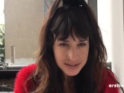 Ersties - Sexy Brunette Babe Masturbates with a Toy Until She Squirts 4/16