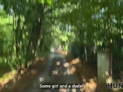 HUNT4K. Blonde made her boyfriend cuckold and enjoyed the outdoor sex 3/16