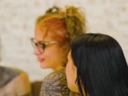 Tattooed women anuskatzz rough sex with morea black and friends small titts orgy blowjob cumshot pov 5/16