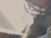 Tattooed woman Anuskatzz solo female romantic anal masturbation german fetish pov 6/16