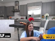 Are We Going to Get Caught?! My Horny Step Mom Loves Sucking My Big Dick When My Dad's Around 4/16