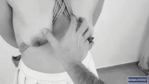 Clit Clamp Countdown - How Long Can You Last on One Foot?