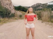 Sexy Russian Blonde Begs For Hardcore Outdoor Sex - MAMACITAZ 1/16