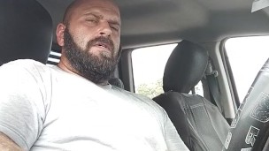 After gym public masturbation in the truck