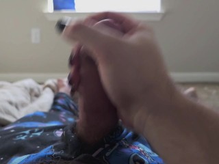 Jerking off in my pj’s