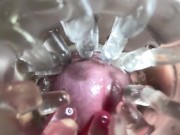 Close up camera in pussy. Sweet Cum inside pussy. 12/16