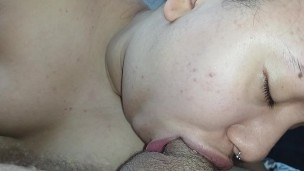 first blowjob of the day just deep throat for the naughty guy to suffer🍌🕳💦🤤😵🥛🥛🥛🥛🍆🥛🥛