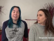 Hot and sexy Alisha Oliviaa And Milo Getting Their Tight Pussy stretched out 1/16