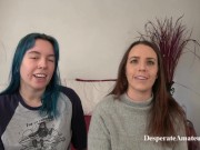 Hot and sexy Alisha Oliviaa And Milo Getting Their Tight Pussy stretched out 2/16