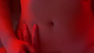 Big tits teen in black lingerie fucked very soft