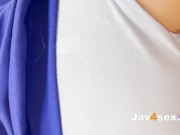 Dirty asian bi-atch sucking lollipop in public - cool porn scene! 13/16